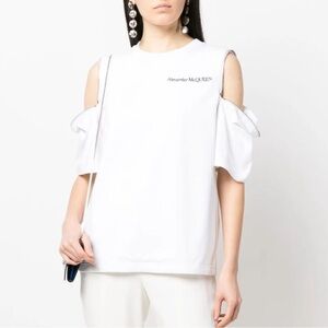ALEXANDER MCQUEEN Zip Shoulder T-Shirt